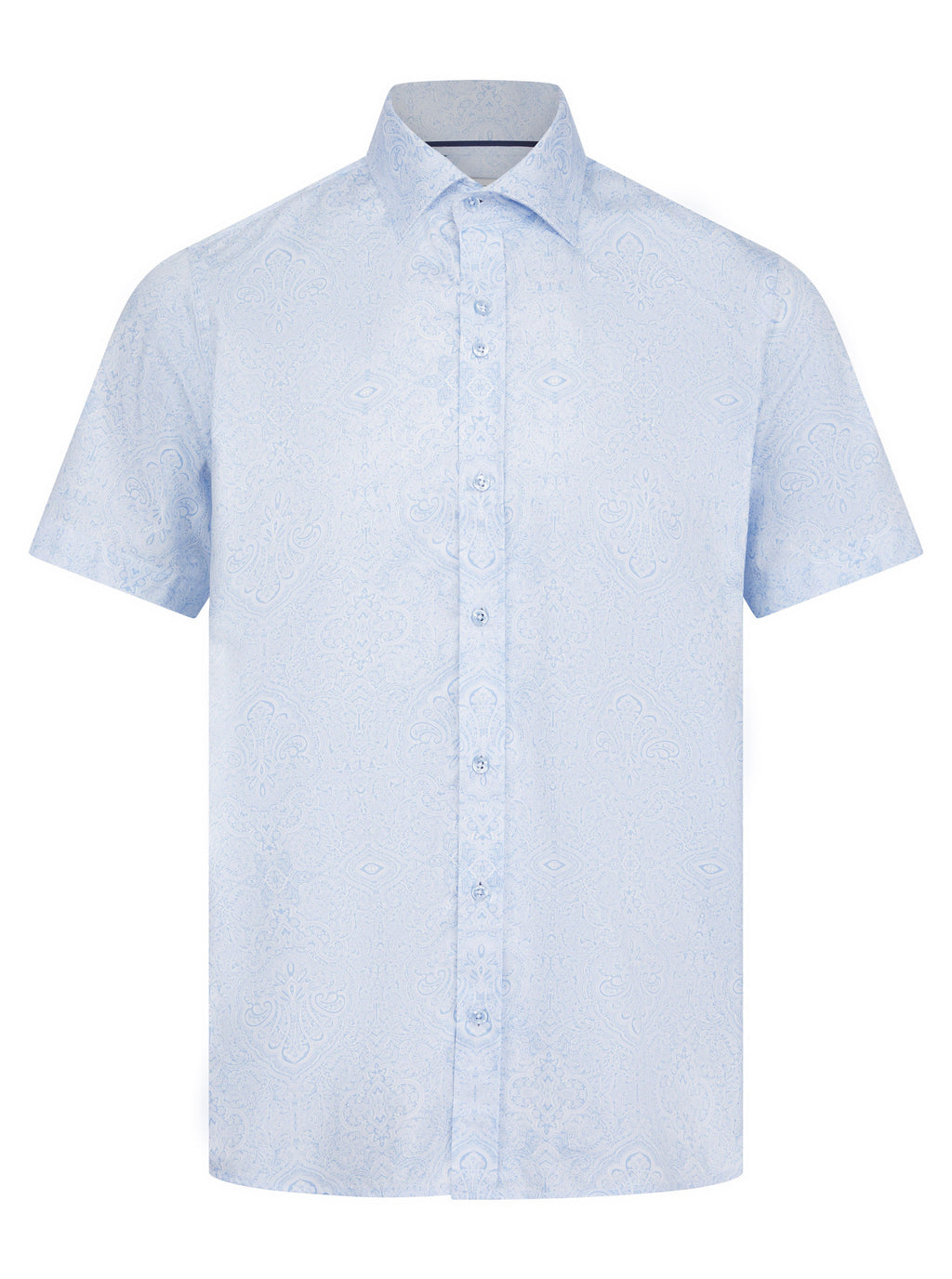 GENE SHORT SLEEVE - SKY/WHITE